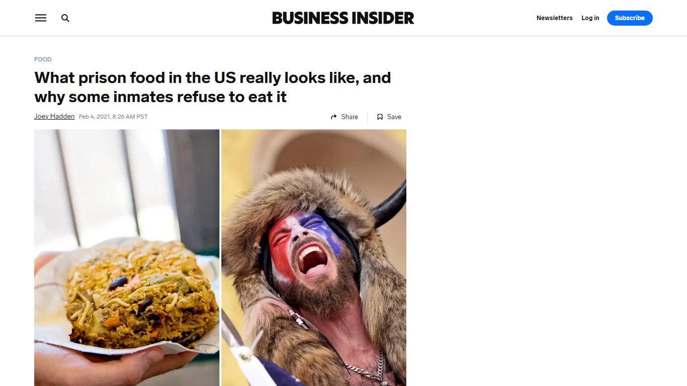 What Jail Food Really Looks Like Around the US and Europe - Insider